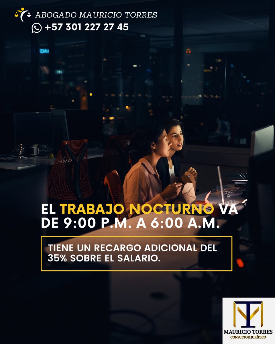🌙 ¿Trabajas de noche? Asegúrate de recibir el pago correcto por tu jornada.        Si tienes dudas, escríbeme. 📩