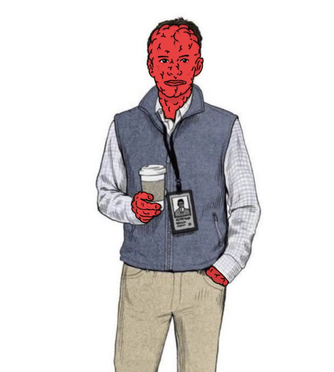 You see this guy standing next to the coffee machine on Wednesday morning. You investing in his presale?