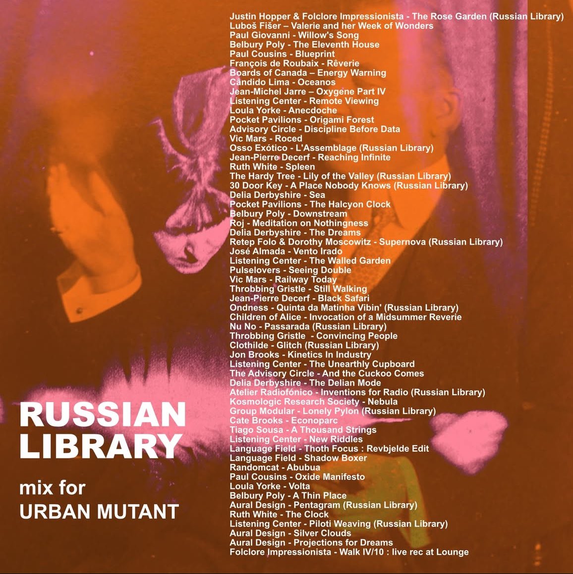 Language Field (@languagefield) on Twitter photo You can hear <a href="/LanguageField/">Language Field</a> on the latest <a href="/UrbanMutant_/">𝐃𝐉 𝐁𝐋𝐞𝐞𝐊 🐸📻🐦🔥</a> radio show in an excellent mix from #russianlibrary alongside <a href="/clubdessai/">Listening Center</a> <a href="/boardsofcanada/">BOARDS OF CANADA</a> <a href="/Pulselovers/">Pulselovers</a> & more great artists.
#radio #radiophonic #hauntology #electronicmusic
mixcloud.com/UrbanMutant/ur… You can hear <a href="/LanguageField/">Language Field</a> on the latest <a href="/UrbanMutant_/">𝐃𝐉 𝐁𝐋𝐞𝐞𝐊 🐸📻🐦🔥</a> radio show in an excellent mix from #russianlibrary alongside <a href="/clubdessai/">Listening Center</a> <a href="/boardsofcanada/">BOARDS OF CANADA</a> <a href="/Pulselovers/">Pulselovers</a> & more great artists.
#radio #radiophonic #hauntology #electronicmusic
mixcloud.com/UrbanMutant/ur…