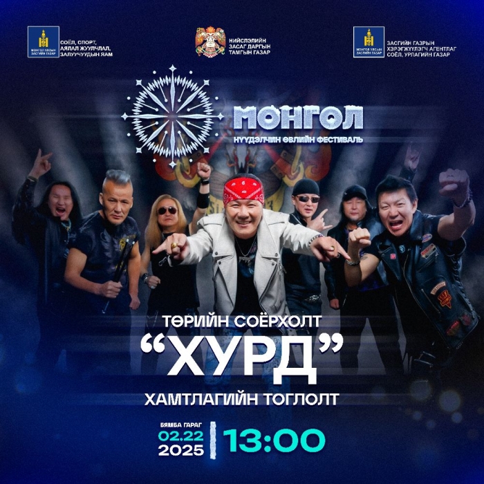 Хурд хамтлаг “Монгол” нүүдэлчин өвлийн фестивалийн тайзнаа тоглоно
analiz.mn/postview/66397