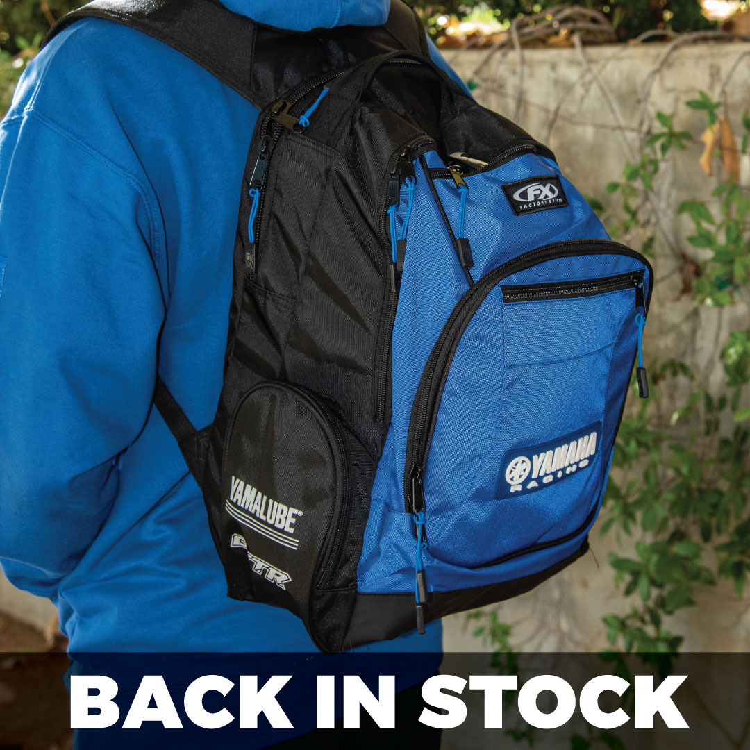 Moto Backpacks back in-stock - Grab yours while you can!
factoryeffex.com/backpacks
