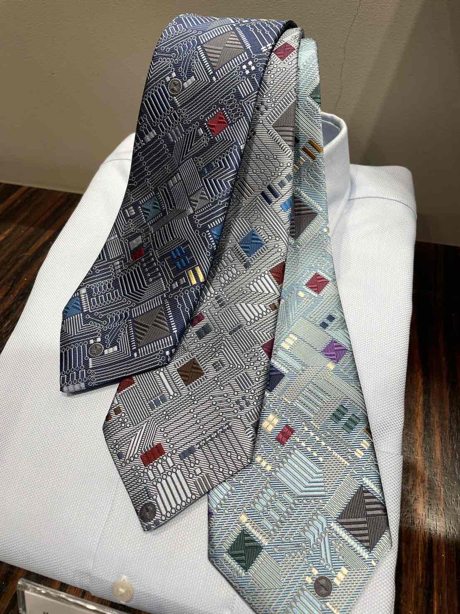 半導タイ 銀座田屋 GINZA TAYA ネクタイ 半導体グレー 半導タイ 銀座田屋 GINZA TAYA ネクタイ 半導体グレー - メルカリ