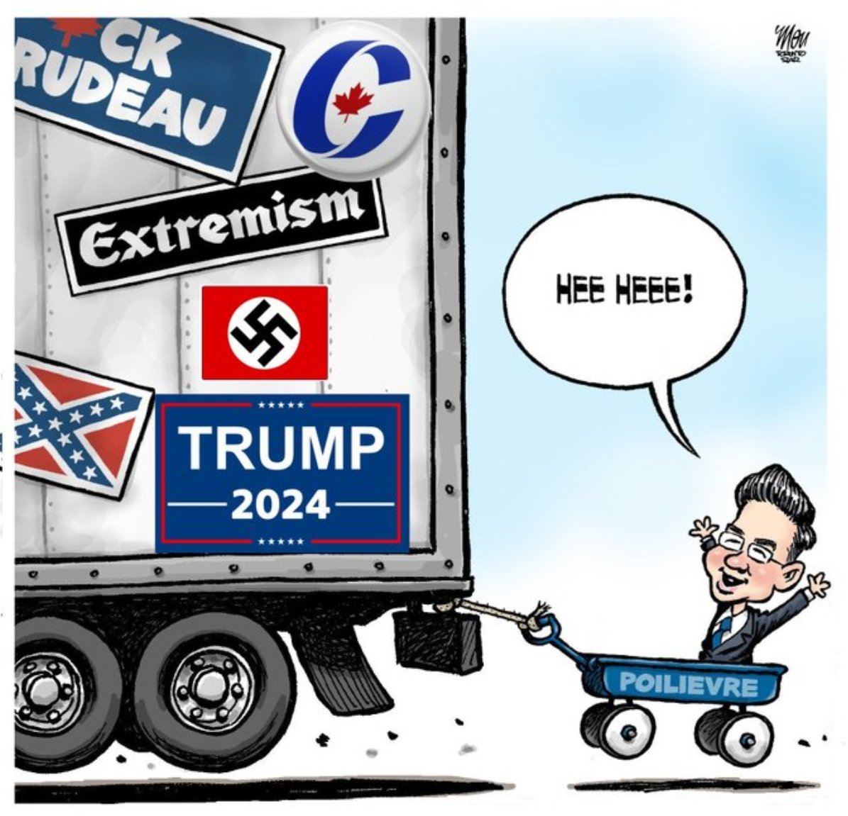 VanCityPerry's tweet image. 😂 #TimbitTrump 

#pierrepoilievreisbroken