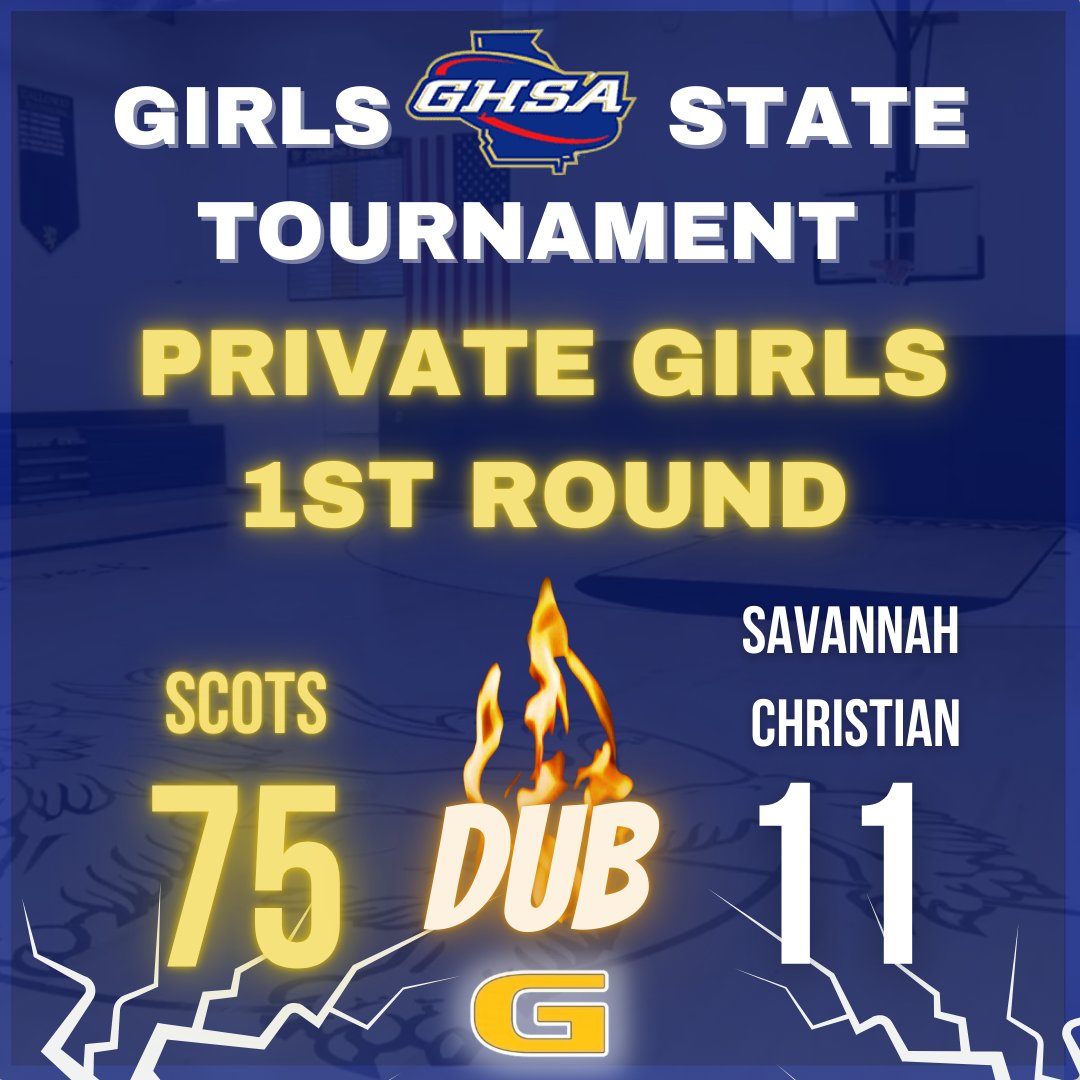 Galloway Girls Basketball (@gallowaygirlsbb) on Twitter photo Scots handled business 💼
in the 1st round of the GA Girls State Tournament
<a href="/7aryn7hompson/">Taryn Thompson</a>
17p 9a 6a 4r 1b
<a href="/sophdogg2027/">Sophia Louis-Pierre Basketball</a>
13p 7r 2s
<a href="/DanayaStokes/">Danaya Stokes</a>
13p 14r 4s Scots handled business 💼
in the 1st round of the GA Girls State Tournament
<a href="/7aryn7hompson/">Taryn Thompson</a>
17p 9a 6a 4r 1b
<a href="/sophdogg2027/">Sophia Louis-Pierre Basketball</a>
13p 7r 2s
<a href="/DanayaStokes/">Danaya Stokes</a>
13p 14r 4s