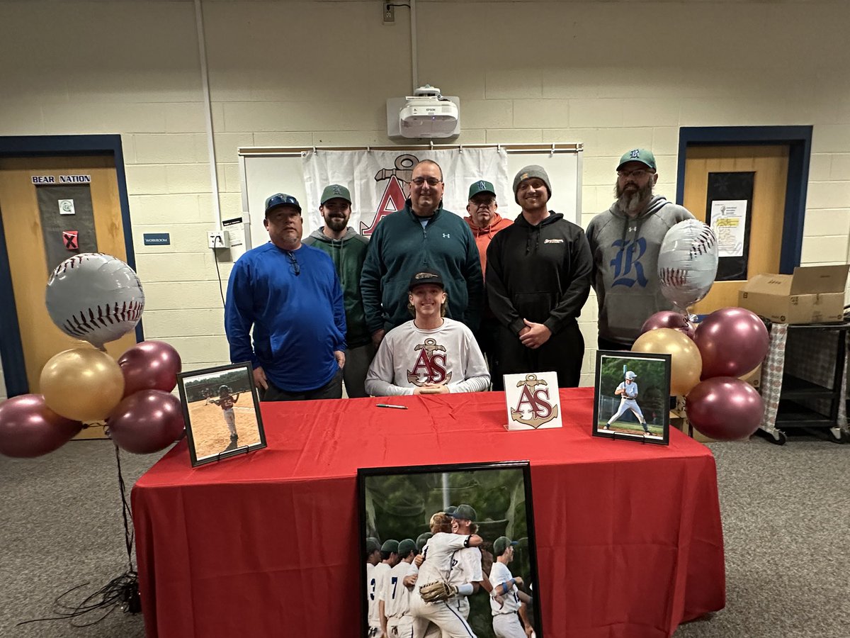 Great night and congrats to Jordan higgins and his family on his commitment to the Apprentice School.
