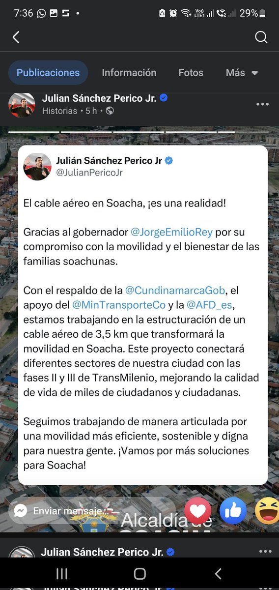 Una vez más el desprecio a la comuna #4 de Soacha. En principio el proyecto fue promesa del Presidente Alvaro Uribe para iniciar estudios del cable en Cazuca. Pero ahora el Alcalde de Soacha le quiere quitar a la comuna 4. Por lógica el Cazucable no puede conectarse a la línea 2.