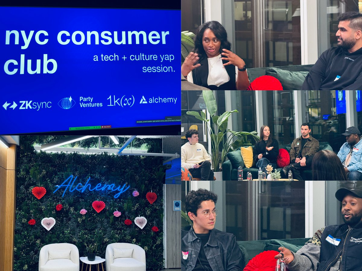 lovegreg.eth 👩🏾🚀 (@lovegreg) on Twitter photo Really impressed with the first <a href="/0xPartyVentures/">Party Ventures</a> nyc consumer club! The discussions were electric - founders and operators diving deep into real-time consumer tech shifts and sharing battle-tested insights. NYC folks, don't miss the next meetup - these conversations are shaping Really impressed with the first <a href="/0xPartyVentures/">Party Ventures</a> nyc consumer club! The discussions were electric - founders and operators diving deep into real-time consumer tech shifts and sharing battle-tested insights. NYC folks, don't miss the next meetup - these conversations are shaping