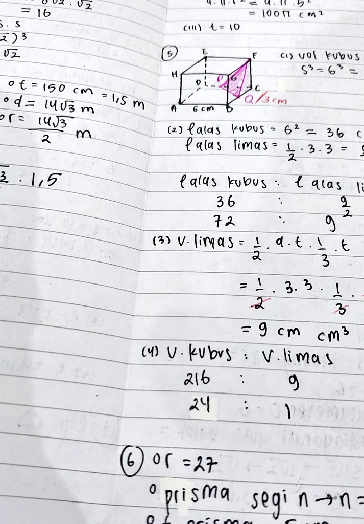 rraspberryblue's tweet image. 🗓18-02-25
                   𓆝 𓆟 𓆞 𓆝 𓆟
🫧  hari ini ngerjain soal soal go 🏃‍♀️‍➡️. buat pk nya aku ngerjain soal bagun ruang 📦🎲🏐
#studylife #studytwt