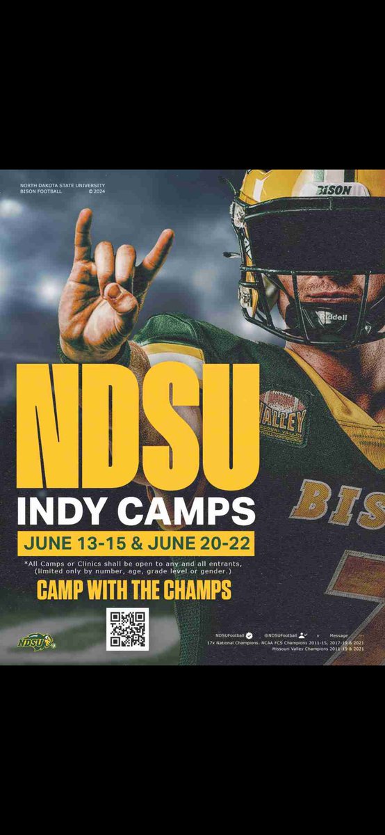 Thank you <a href="/JoeBeschorner/">Joe Beschorner</a> for the camp invite!! Excited to head up north to meet and learn with some of the best and compete as well!! <a href="/coachMcMullen/">Coach Dan</a>