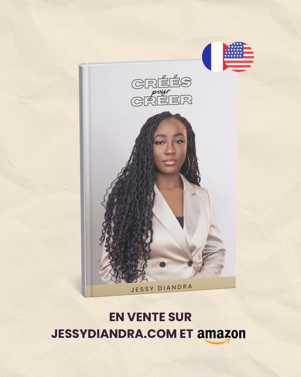 JessyDiandra's tweet image. Nous y est.
Mon livre “Créés pour Créer” est enfin disponible!!!
jessydiandra.com/shop