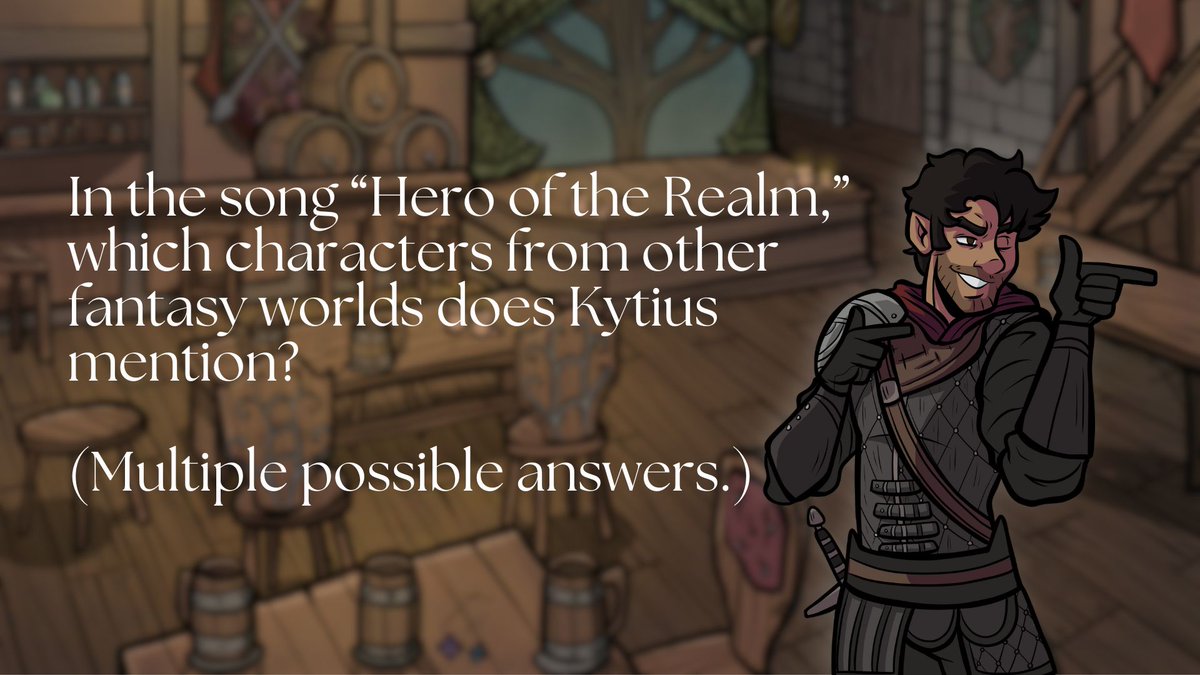 #TriviaTuesday is BACK, and we've got a really good one for you! How closely do you pay attention when Kytius sings? Answer will be added to this thread tomorrow!