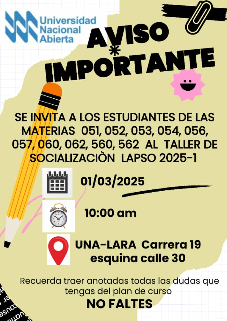 UNA | Centro Local Lara (@unalaraoficial) on Twitter photo 