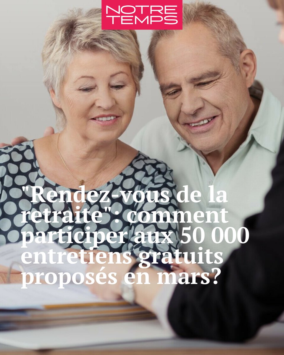 L'Assurance retraite, l’Agirc-Arrco et la MSA reconduisent les "Rendez-vous de la retraite", du 17 au 22 mars 2025. À cette occasion, les conseillers des trois organismes proposent des entretiens gratuits dans un point d'accueil ou par téléphone.
➡️ l.notretemps.com/LhS