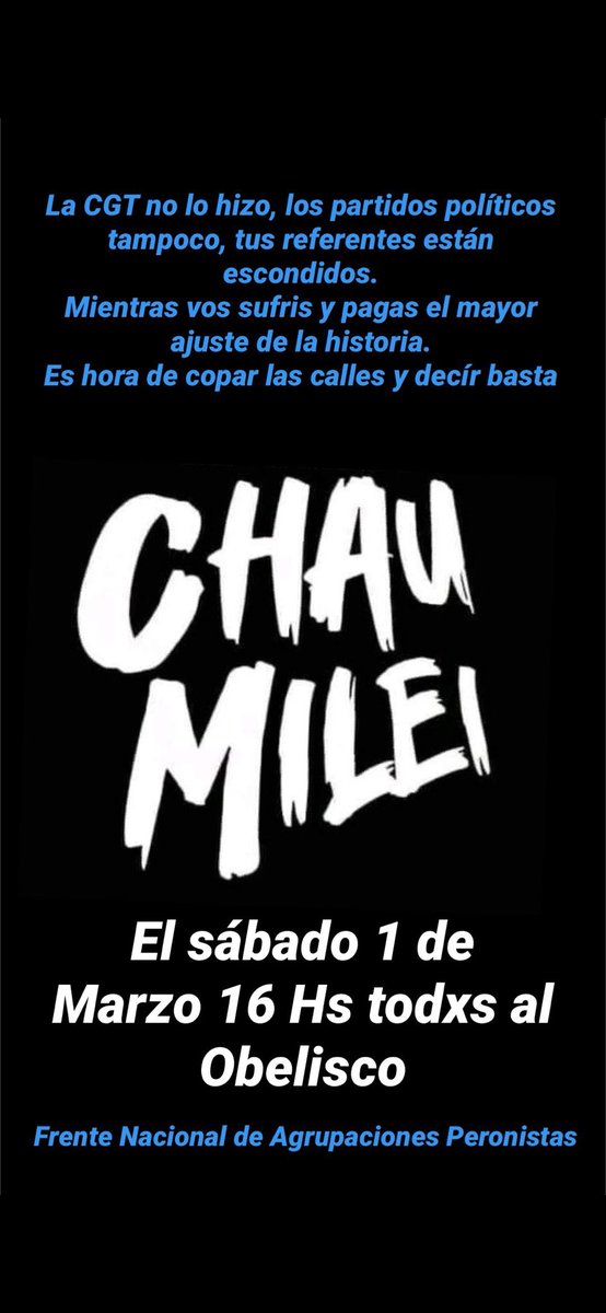 #FueraMilei
#MileiEstafador 
#KariDeposito