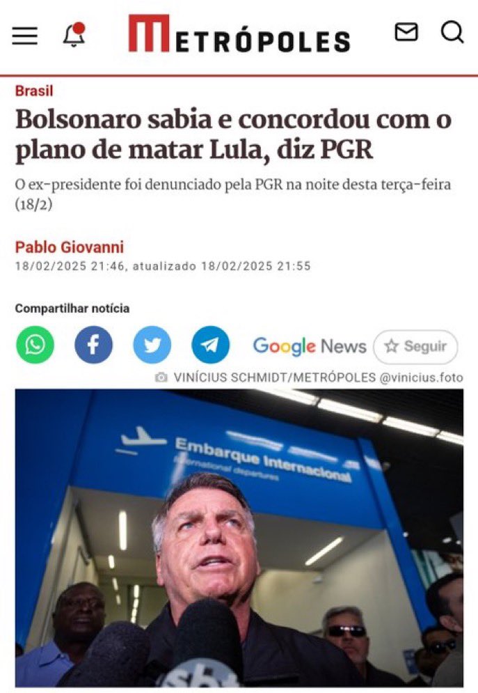 BOLSONARO DENUNCIADO