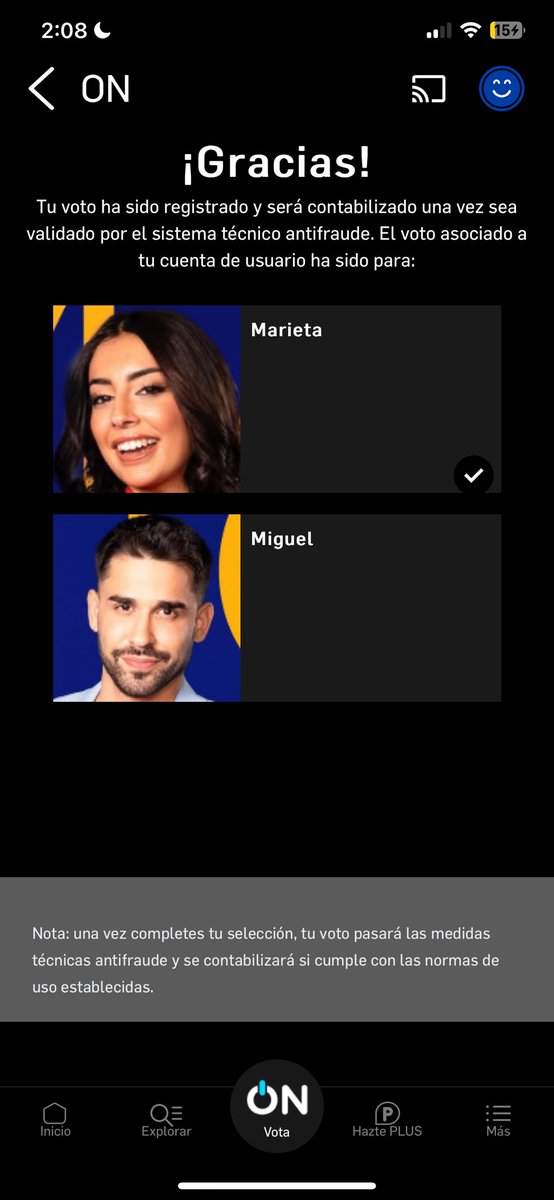 cmrealitys's tweet photo. Vamos el último empujón para echar a Marieta, no vale despertarse ahora .. el concurso empezó hace 2 meses!! Hay que ser justos y Miguel merece más que ella quedarse! Aparte de eso Marieta en positivo gana el maletín!
#GHLimite7 #GH18F #ExpulsionMarieta https://t.co/ZGJzpAizms