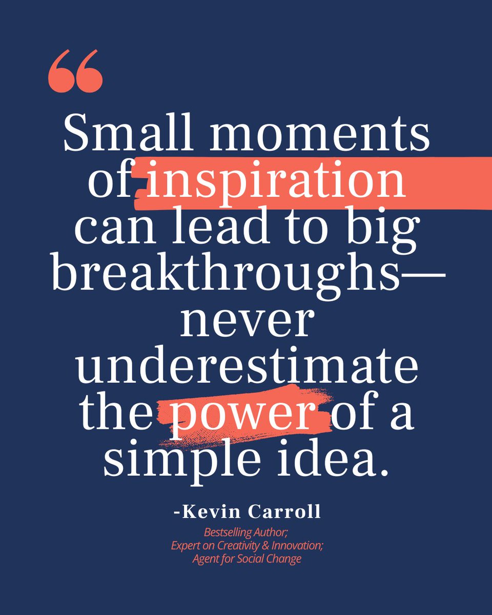 Kevin Carroll is a renowned creativity expert and a leading voice in business culture and leadership. From shaping Nike’s innovation mindset to advising global brands like Starbucks and ESPN, he transforms ideas into impact.
 
He inspires organizations to rethink how they work,