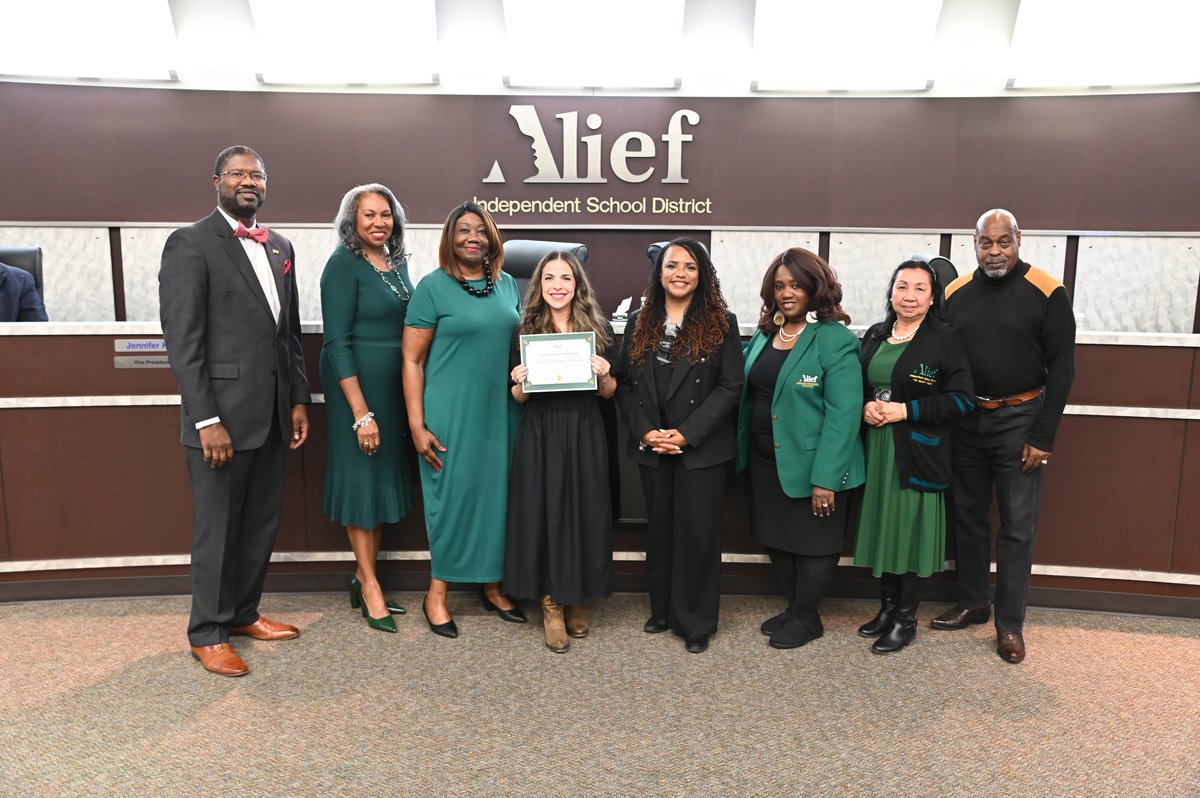 Alief ISD (@aliefisd) on Twitter photo The Alief ISD Board recognized Alief ISD Associate Teachers. This school year, 65 Associate Teachers completed the certification requirements while teaching in our classrooms. Congratulations, Associate Teachers! The Alief ISD Board recognized Alief ISD Associate Teachers. This school year, 65 Associate Teachers completed the certification requirements while teaching in our classrooms. Congratulations, Associate Teachers!