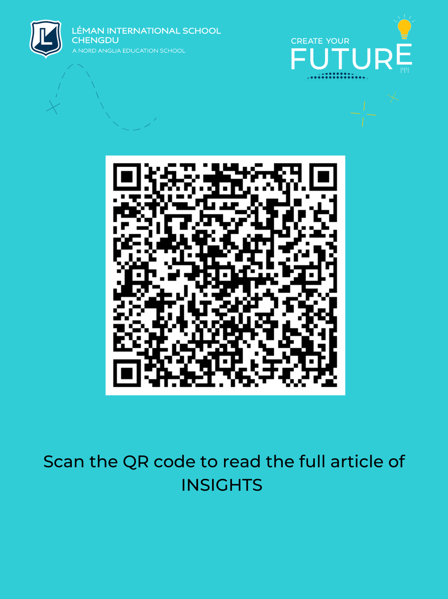 LemanChengdu's tweet image. In this INSIGHTS article, we know that a child's most significant learning happens in the early years—in ways that are not always immediately visible.
Scan the QR code to read the full article. Together, we can help your child thrive from the very beginning.