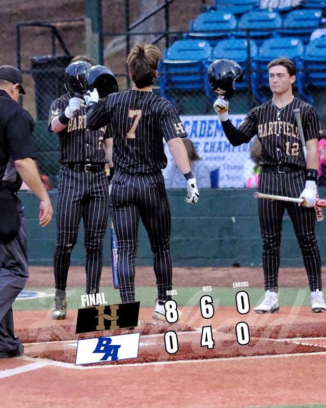 Hartfield Baseball (@ha_hawks_bsb) on Twitter photo Hawks win! Woods Roberson gets the win on the road. Taylor Latham finishes with multiple hits. Player of the game is JP Abt with a home run. Hawks win! Woods Roberson gets the win on the road. Taylor Latham finishes with multiple hits. Player of the game is JP Abt with a home run.