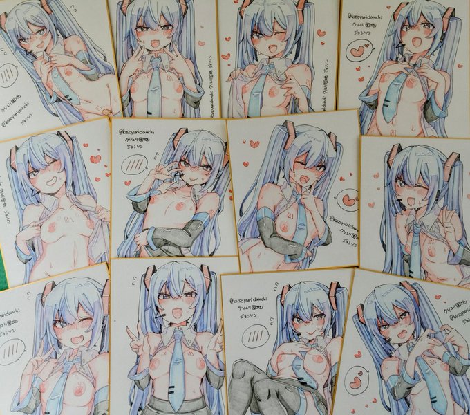 追加分の色紙塗り完了 