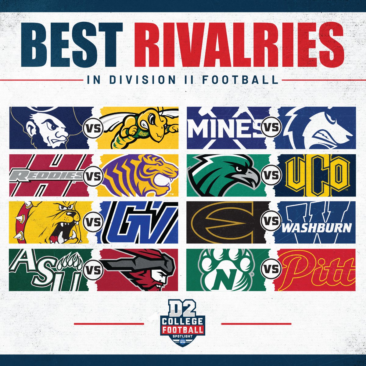 D2’s Best Rivalries – Who Runs It? 🔥🏆

Rivalry games just hit different. These matchups are all about physicality, pride, and straight-up bad blood. Whether it’s for a trophy, a playoff spot, or just bragging rights for life, these teams don’t like each other—and they don’t