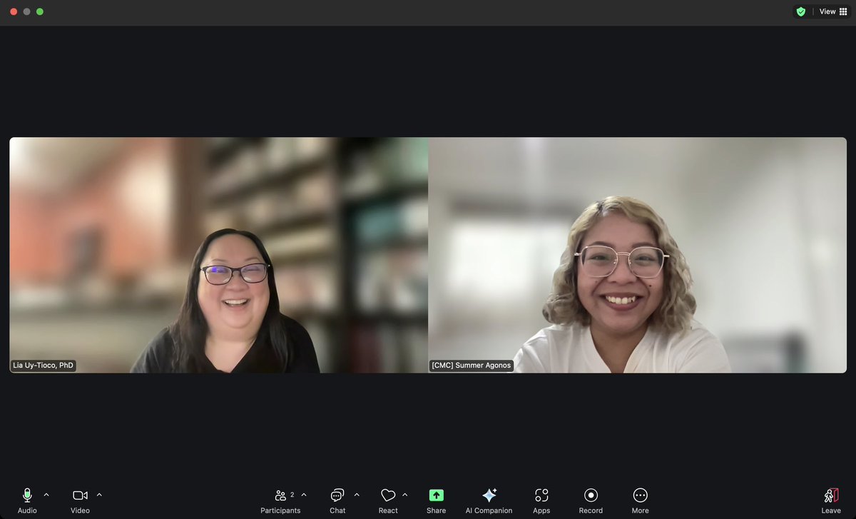 Wasn’t able to join the original session of the <a href="/icahdq/">International Communication Association</a> Mobile Communication Mentorship but I’m lucky to be assigned to Doc <a href="/luytioco/">Dr. Lia Uy-Tioco</a> . We talked about mobile communication, mobility, and migration 🫶🏻