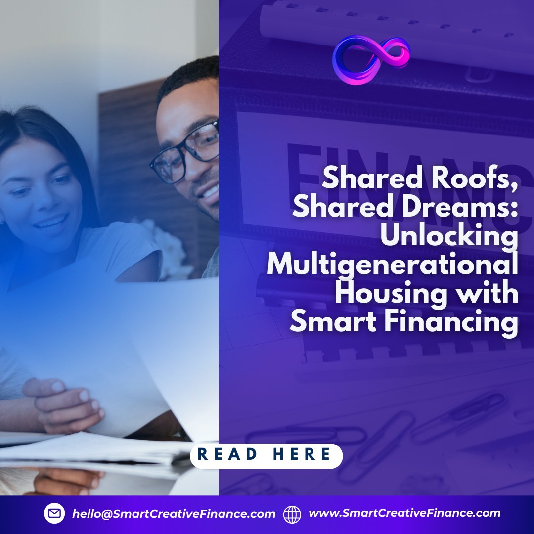 SmartCreativef's tweet image. Explore smart, flexible ways to make multigenerational living work for you!
👉 Start your journey today! SmartCreativeFinance.com
#ThinkCreative #FinancingDoneRight #FamilyHomes #SmartCreativeFinance #SCF