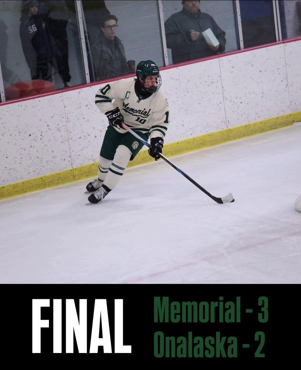 Spartans Advance!!!!
<a href="/AthleticsMMSD/">MMSD athletics</a> @SpartanVPM <a href="/VPM_boosterclub/">Memorial Spartan Athletics Booster Club</a> <a href="/VPMhockey/">VPM Hockey</a>