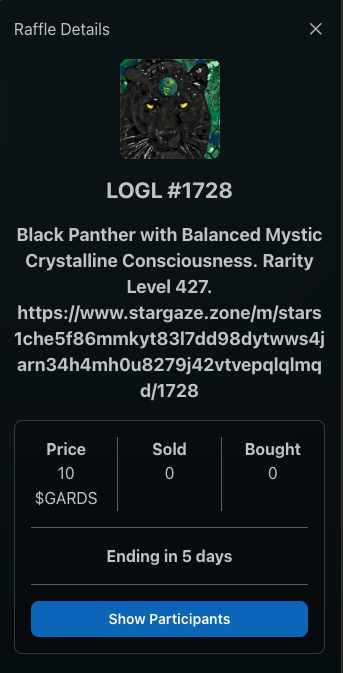 loglnft's tweet photo. New Raffle @Plstakingcom hosted by Team @Underworld_NFTs
An og #GardentheoGuild #NFT is up for grabs
#LOGL #1728
🐈⬛Black Panther w/ Balanced Mystic crystalline consciousness ☯️
Enter ur raffle tickets now & get ready 4 the Futura Collection release!
https://t.co/CzWJ0EiAib https://t.co/k2fOYKesiY