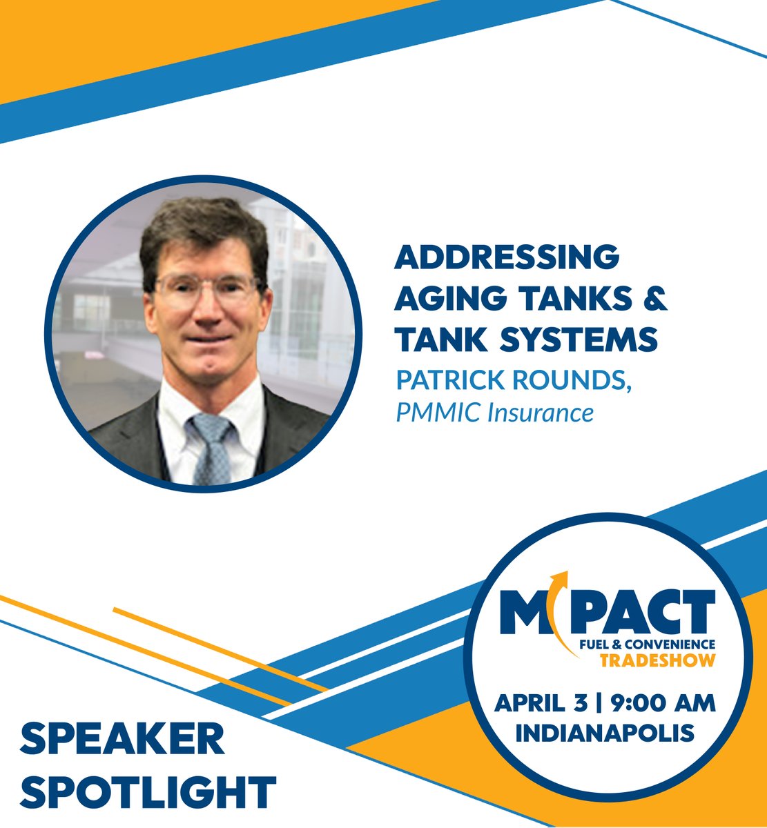 M-PACT Tradeshow (@mpacttradeshow) on Twitter photo Don't miss Patrick Rounds with <a href="/PMMICInsurance/">PMMIC Insurance</a> at #MPACT2025 on April 3 as he highlights how to extend the life of your tanks, ensure safety, and meet regulatory requirements.
Learn more ➡️ bit.ly/tanks-rounds Don't miss Patrick Rounds with <a href="/PMMICInsurance/">PMMIC Insurance</a> at #MPACT2025 on April 3 as he highlights how to extend the life of your tanks, ensure safety, and meet regulatory requirements.
Learn more ➡️ bit.ly/tanks-rounds
