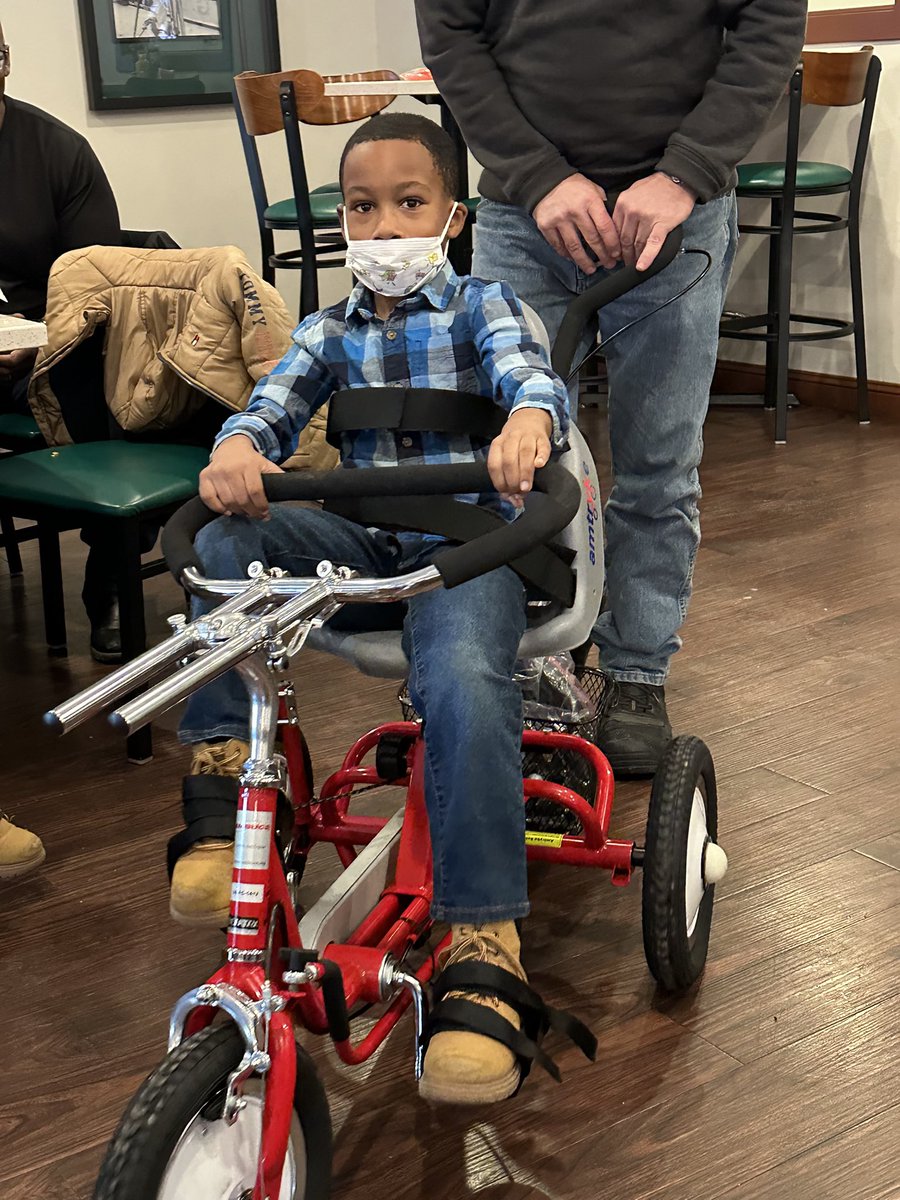 GCC_AMBUCS's tweet photo. Joshua got his new ride today! #Amtryke is adaptable to any special ability. #Ambucs fundraise to GIVE these to the recipients. Contact your local chapter to join! https://t.co/V58UExyvkX