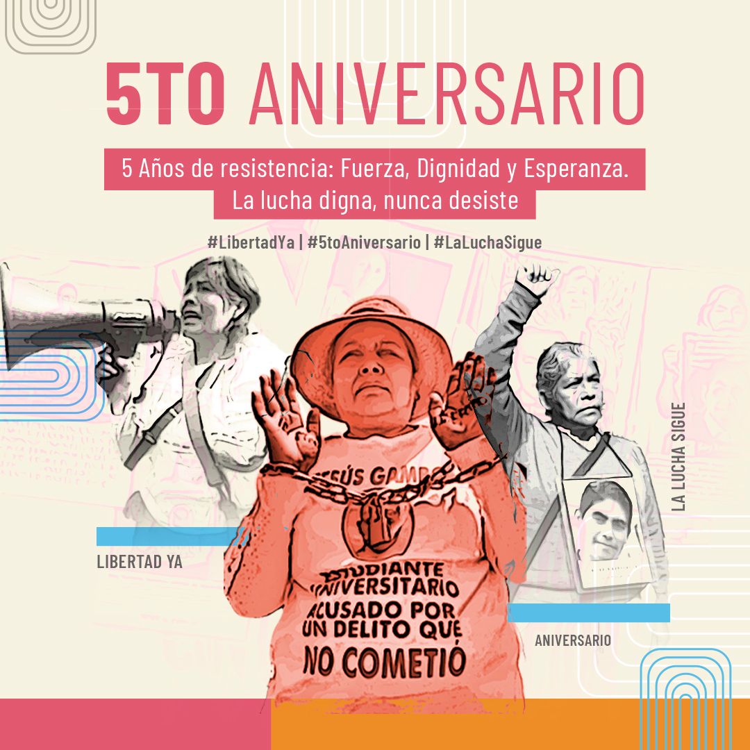 🧵1/2
🙋🏻‍♀️🙋🏽‍♀️🙋🏼‍♀️ Invitación #5toAniversario | A todas las organizaciones aliadas, comunidades, defensores de #DDHH, medios de comunicación y a las autoridades mexiquenses:

<a href="/Claudiashein/">Claudia Sheinbaum Pardo</a> <a href="/delfinagomeza/">Delfina Gómez A.</a> <a href="/horacioduarteo/">Horacio Duarte Olivares</a> <a href="/FernandoDiazJ/">Fernando Díaz Juárez</a> <a href="/MyrnaGarciaMx/">Myrna A García Morón</a> <a href="/PJEdomex/">Poder Judicial Edomex</a> <a href="/CODHEM/">Comisión de Derechos Humanos del Estado de México</a> <a href="/CINUmexico/">ONU Noticias México</a> <a href="/CNDH/">CNDH en México</a>