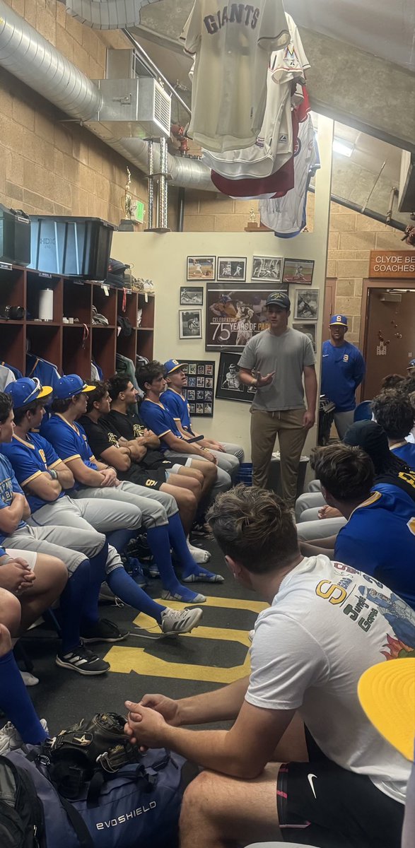 We are so appreciative of Serra Baseball alum <a href="/realDrewDowd/">Drew Dowd</a> ‘20 (8th Rd Tampa Bay Rays, 3 x College World Series appearances with Stanford) for stopping by and delivering his message on leadership, details, and BLUE COLLAR baseball  👊🏽 #brotherhood