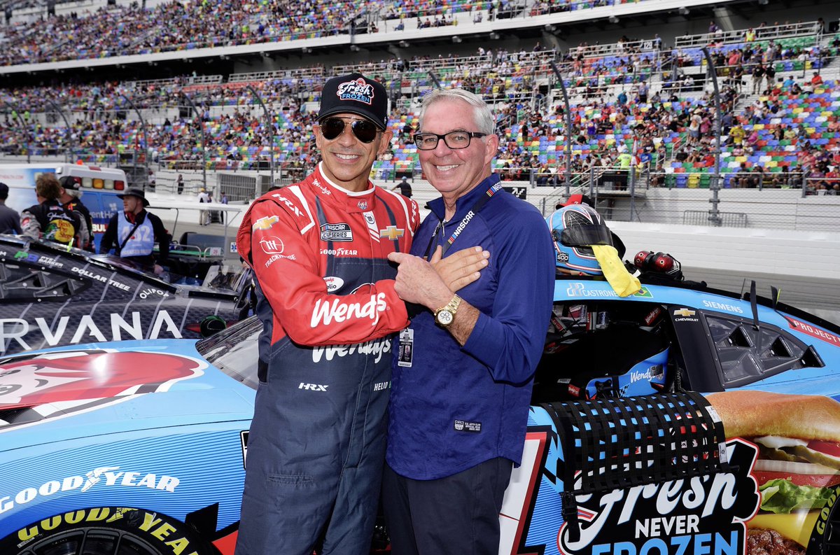 Donald Hawk (@hawksmi) on Twitter photo Pic means a lot to me. I was 1st a fan of the Champ for years. He’s a 4-Time <a href="/IMS/">Indianapolis Motor Speedway</a> #Indy500Winner etc. We paired up <a href="/SRXracing/">Superstar Racing Experience</a> he won again & so did I, as we became great friends…I’m still a fan! So went to <a href="/DAYTONA/">Daytona International Speedway</a> to see <a href="/h3lio/">Helio Castroneves</a> in the #500
Hawk Pic means a lot to me. I was 1st a fan of the Champ for years. He’s a 4-Time <a href="/IMS/">Indianapolis Motor Speedway</a> #Indy500Winner etc. We paired up <a href="/SRXracing/">Superstar Racing Experience</a> he won again & so did I, as we became great friends…I’m still a fan! So went to <a href="/DAYTONA/">Daytona International Speedway</a> to see <a href="/h3lio/">Helio Castroneves</a> in the #500
Hawk