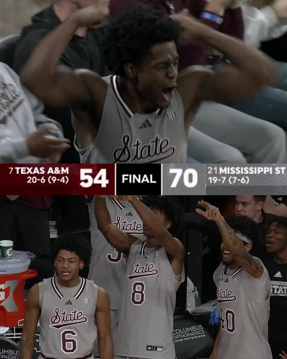 DOMINANT WIN FOR THE DAWGS 😤 

<a href="/HailStateMBK/">Mississippi State Men's Basketball</a>