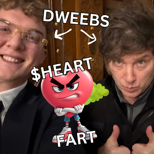 HeartFartCoin's tweet photo. @WallStreetMav We #FART on people like this

From the $Heart ofc

B5f4oej39snvRfKdy7LwvmfdXduQScQpqVXRHvT3pump https://t.co/ttqqnD3gm6