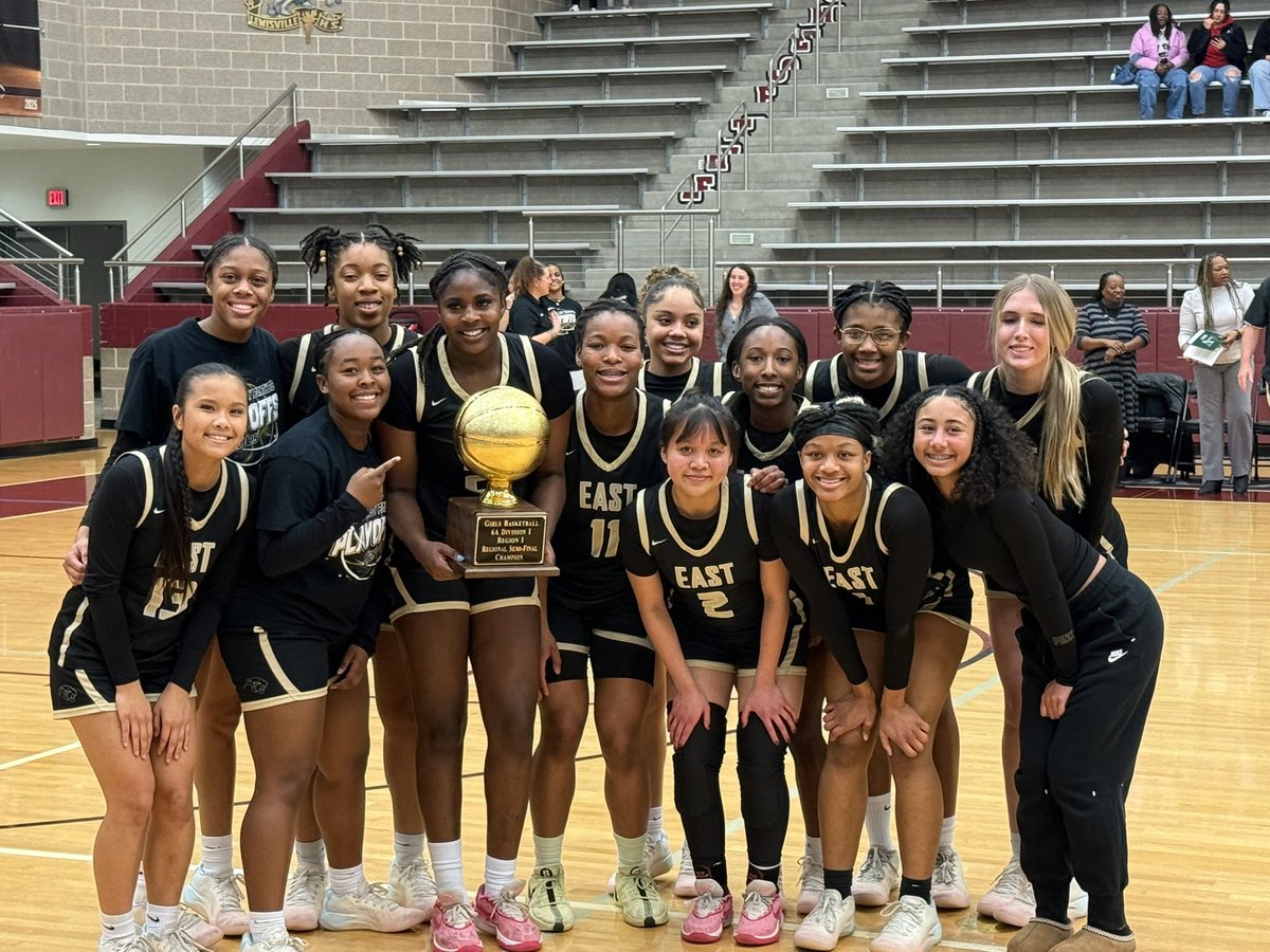 Panthers, our Lady Panthers basketball team just won the Semi Finals! We’re headed to Regional Finals on Friday! More information to come! Plano! Plano! East! East! 🐾💛🖤