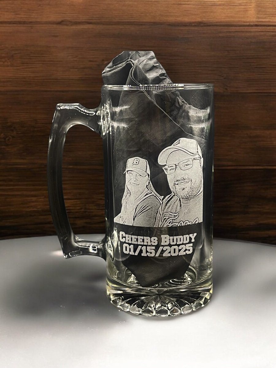 📢 Custom Engraved Beer Mugs – Add ANY Photo &amp; Text! 🍻

Capture memories in glass! This custom photo-etched beer mug makes the perfect gift for birthdays, weddings, and celebrations. 🎉

Tag a buddy who needs one! 👇

#CustomGifts #EngravedMug #BeerMug #GiftForHim #EtsySeller