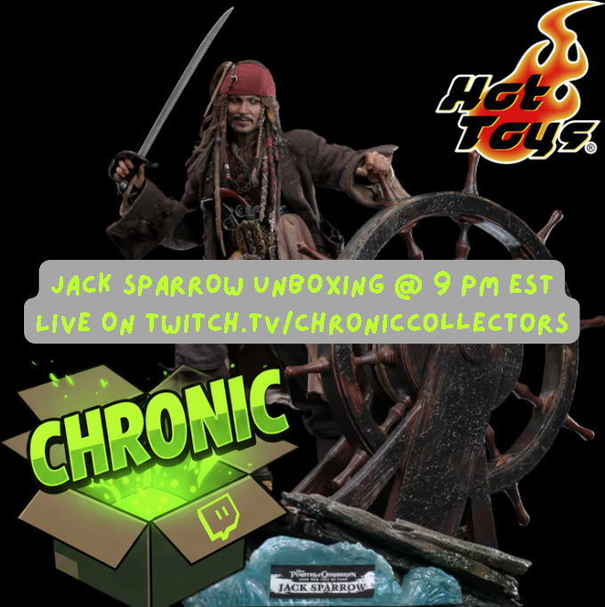 Chron1Collector's tweet photo. LIVE NOW UNBOXING THIS BEAUTY! 

https://t.co/PWF3f4Xo9U

#twitch #unboxing #hottoys #jacksparrow https://t.co/AytWO4I4Pv