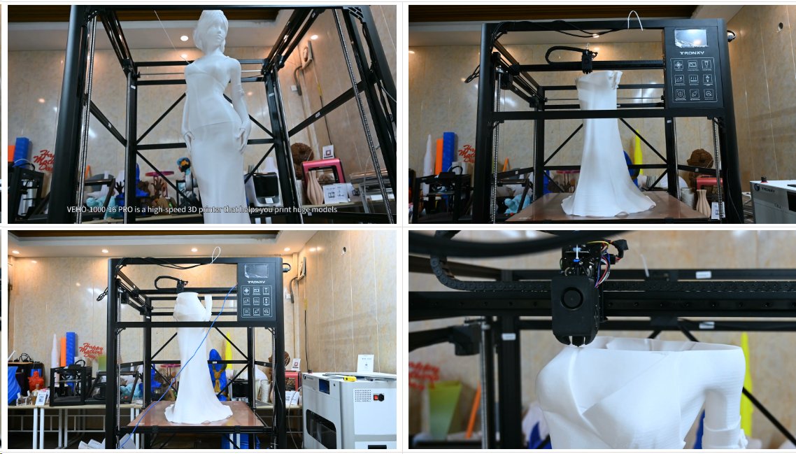 infotronxy's tweet image. VEHO 1000-20 PRO 3D printer prints 1.5m one-piece beauty statue
#large3dprinter#largescale3dprinter#klipper3dprinter
VEHO 1000-20 PRO 3D Printer: store.tronxy.com/product/?id=80…