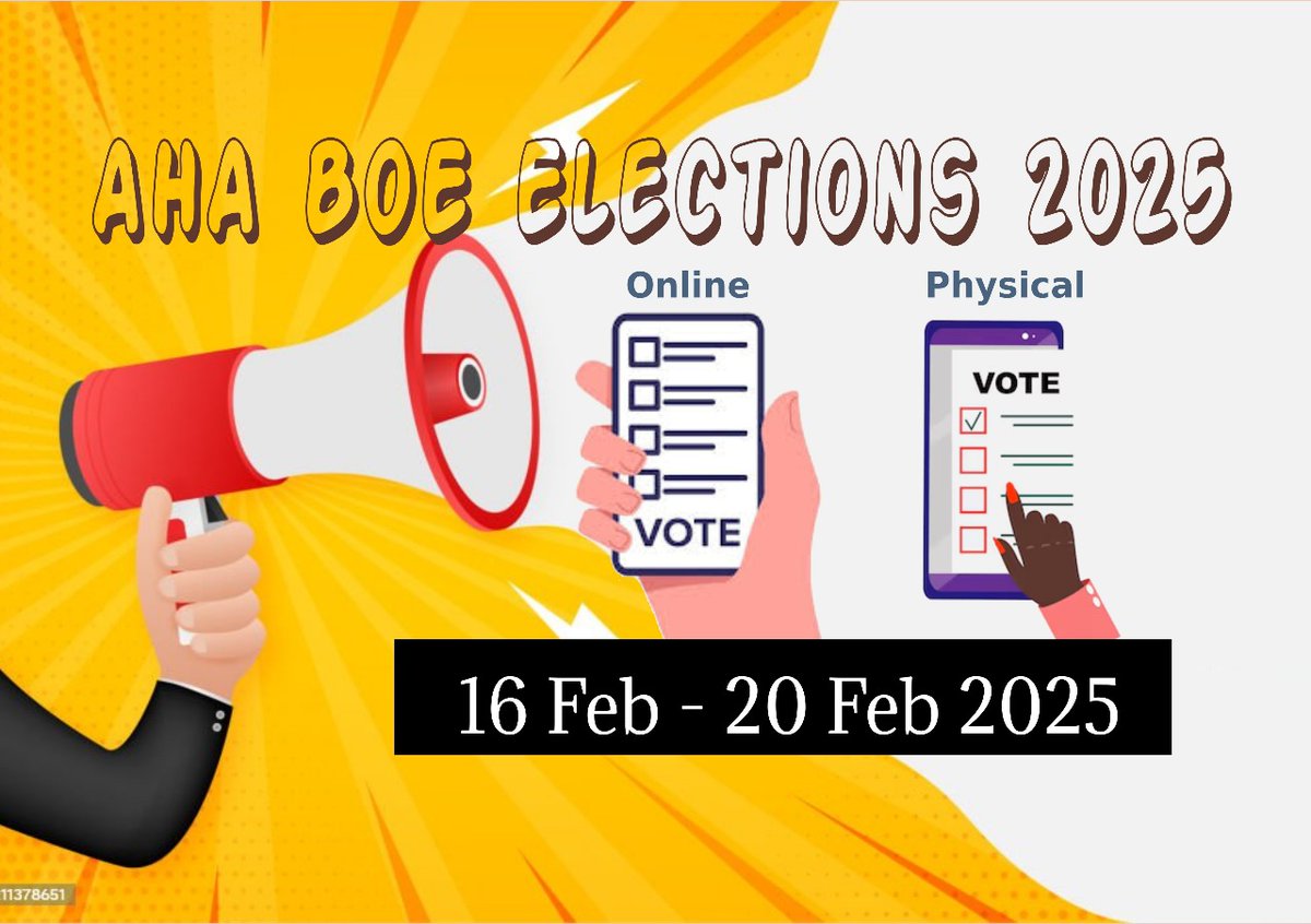 AHA BoE Election 2025: Last 2 Days to Vote! 

To vote online please click the following link.
sashaha.org

Please cast your vote now.