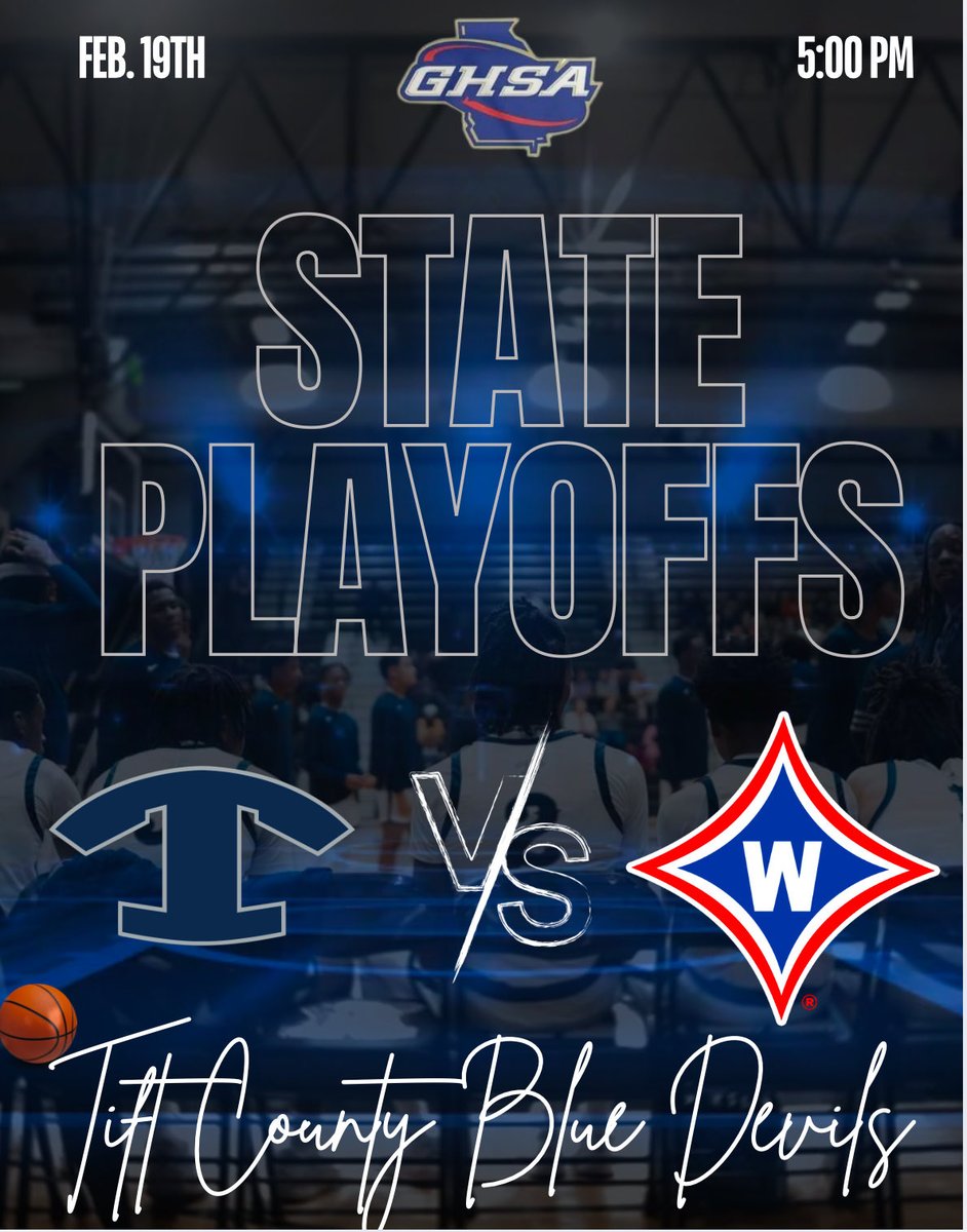 24TLB's tweet image. BLUEDEVILNATION!!  We are heading to Marietta to play Walton high school in the first round!   This is going to be a tough one and we need y’all support!  So cheer as loud as possible so we can hear you in Atlanta!!