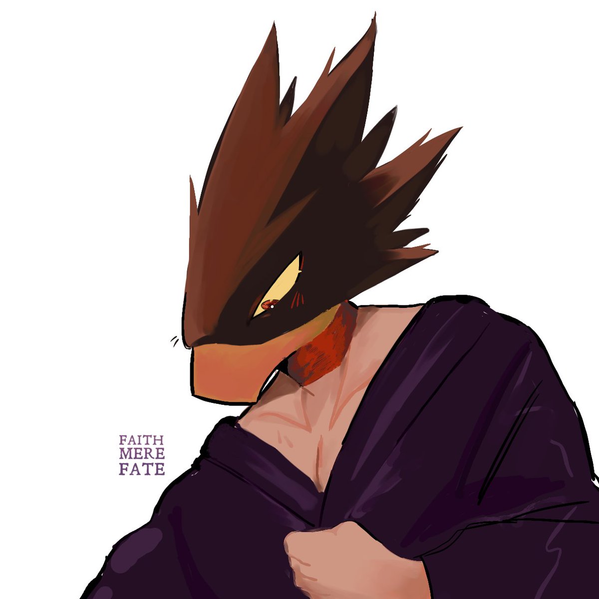 Someone told me why I twinkify tokoyami so much,, fuck you and take this #tokoyamifumikage