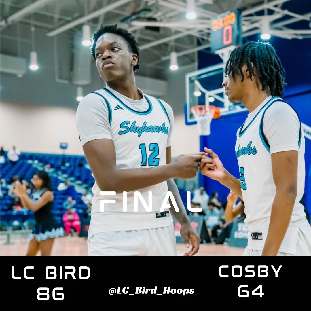 Final to end the regular season. 

Skyhawks move to 18-4 on the year.