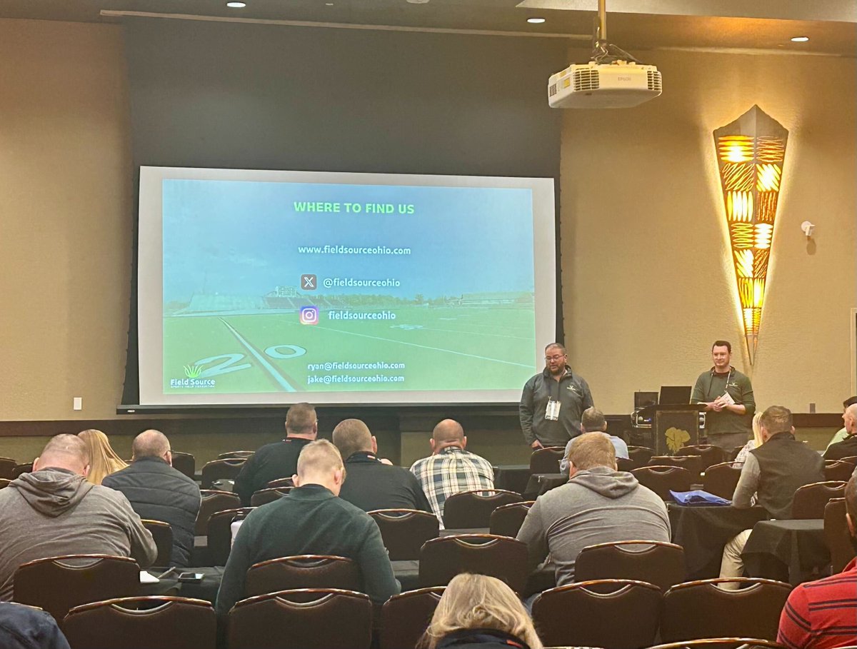 rtdemayturf's tweet image. Today ended a five week sprint of speaking engagements which has taken me to:

📍Palm Springs for @FieldExperts 
📍Sandusky for @OPRAOhio 
📍San Antonio for @TPITurfTalk 
📍Upper Arlington for Career Explorations

Grateful for the opportunity to connect with so many people, share…