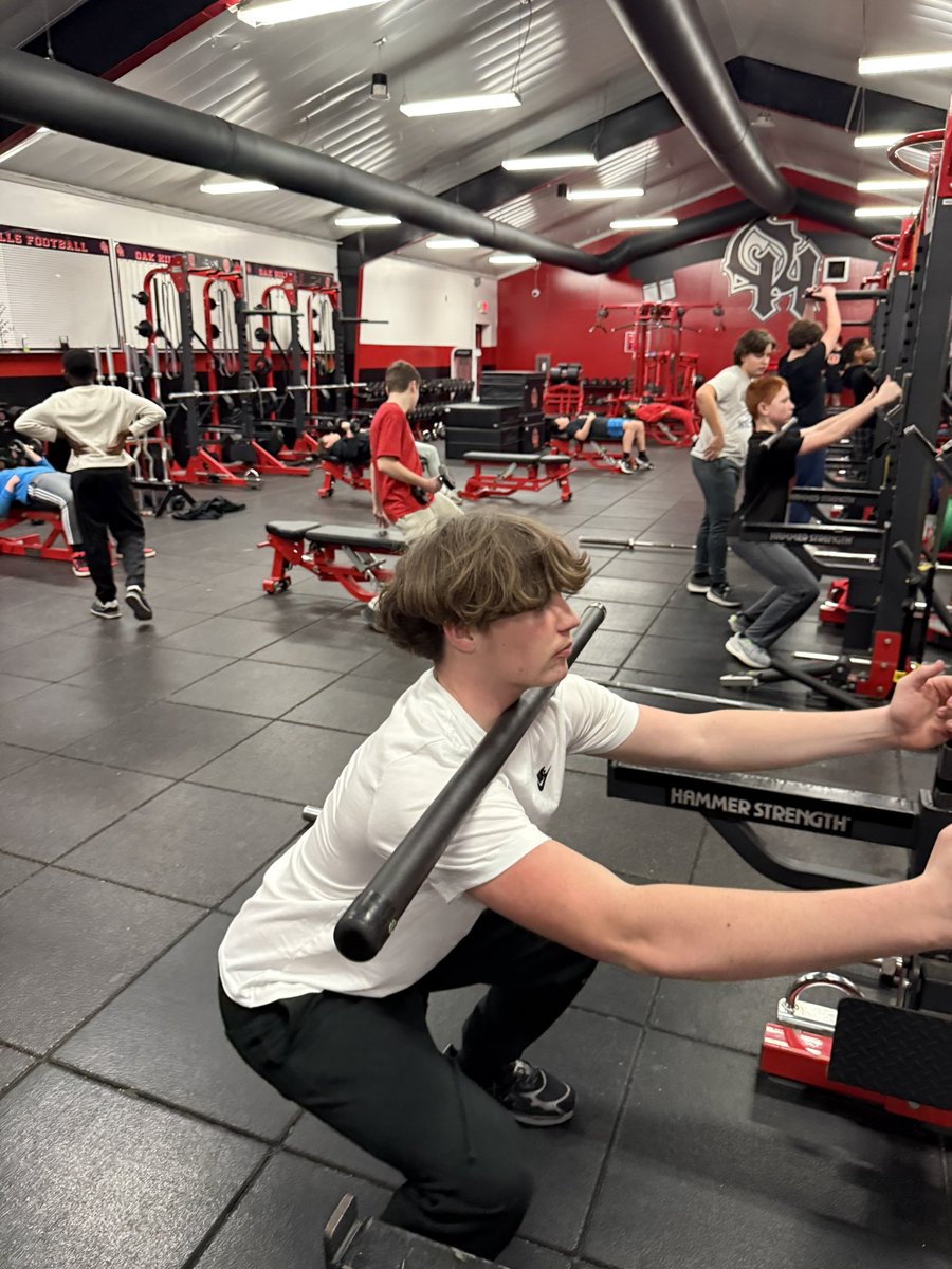 Our middle school guys doing the little things!!