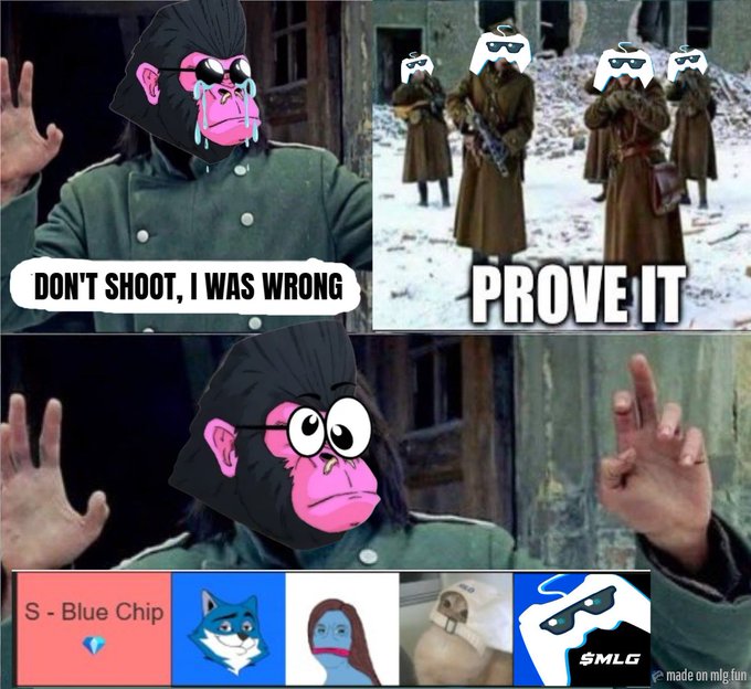 MLGonRONIN's tweet photo. 🚨 COCO FUD CONTEST - DAY 4 🚨

@Coco__Bear

KEEP THE MEMES COMING!

1,000,000 $COCO (~$1K) UP FOR GRABS:

➡️ Whip up a meme at https://t.co/zFwWaN3FtH
➡️ Follow, tag @Coco__Bear & @MLGonRONIN, and share
➡️ Like & Retweet to lock in your entry

100,000 $COCO awarded daily to the top meme!

Prizes DOUBLE if Coco quote RTs: "I was wrong about $MLG"

BEST OF LUCK, DEGENS, DEGENS! 🤝