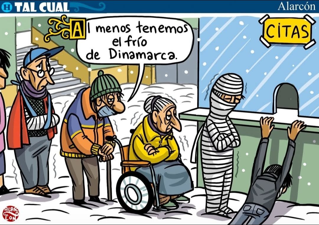 HectorSisan's tweet photo. "No hacen falta medicinas,
todo marcha súper bien",
cual el kks, la Titina
con mentiras burla el tren.
Nadie compra sus pamplinas,
solo el bruto chairo que, 
nalguipronto, va y se empina
por croquetas, oiga "asté".
No hay salud, mas sí hay mentiras,
y con eso tiene el buey.

#PayadoresMx
#MorenaEngañaPendejos
#MorenaNarcoPartido