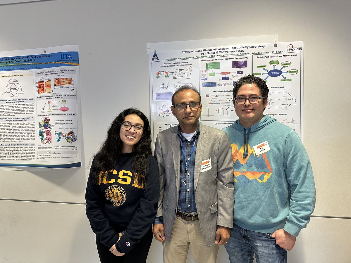 UTA new graduate student recruitment and campus visiting day——Two of my lab members, William and Michelle are presenting our research group’s poster to the incoming students